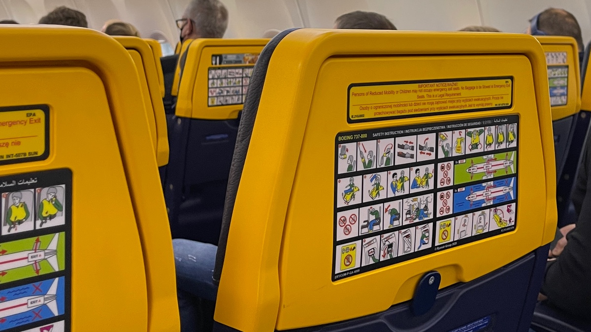 Ryanair չվերթում նստատեղի ընտրություն - տեղեր և անվճար հատկացում